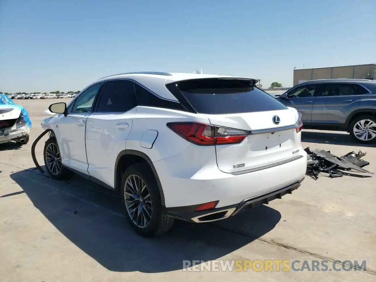 3 Photograph of a damaged car 2T2SZMDAXNC320301 LEXUS RX350 2022