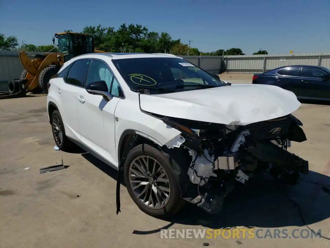 9 Photograph of a damaged car 2T2SZMDAXNC320301 LEXUS RX350 2022