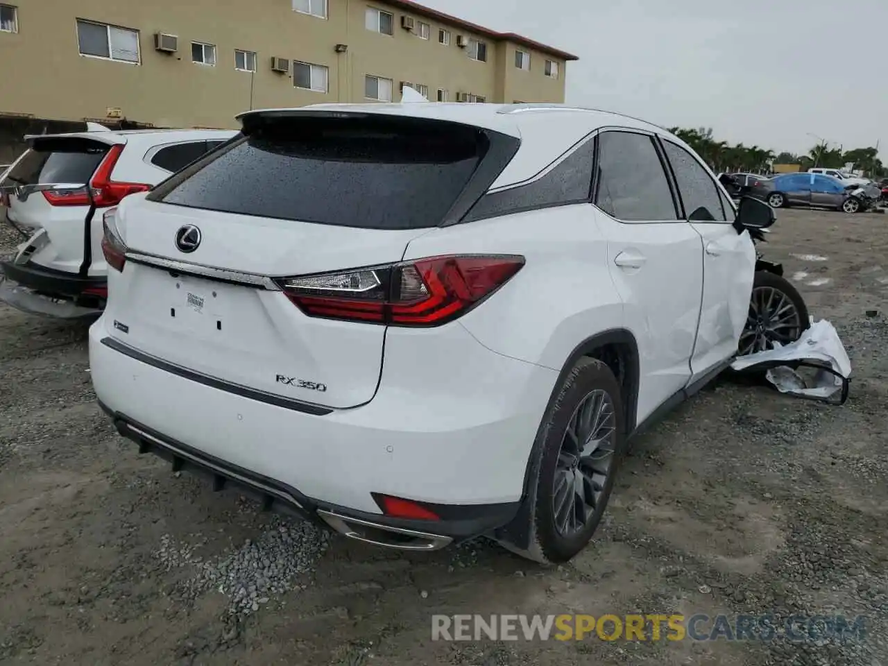 4 Photograph of a damaged car 2T2YZMDA3NC337354 LEXUS RX350 2022