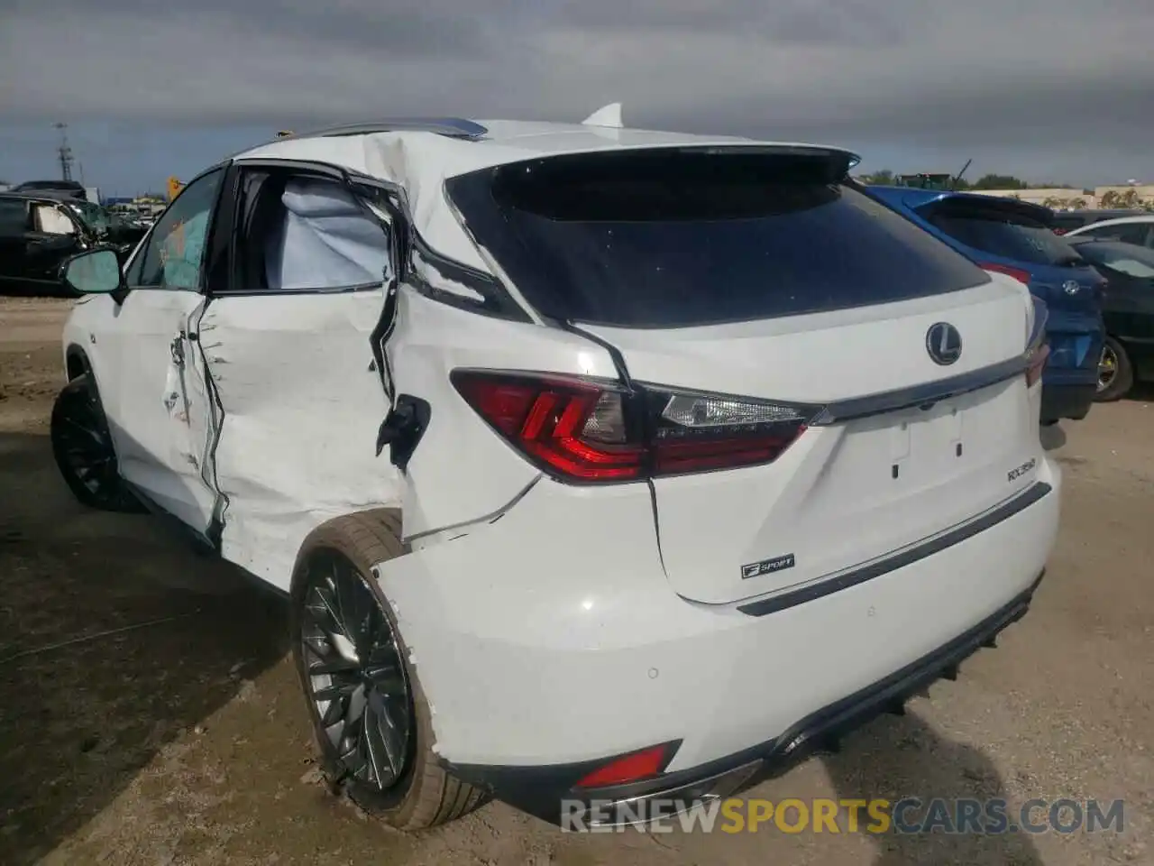 3 Photograph of a damaged car 2T2YZMDA4NC320949 LEXUS RX350 2022