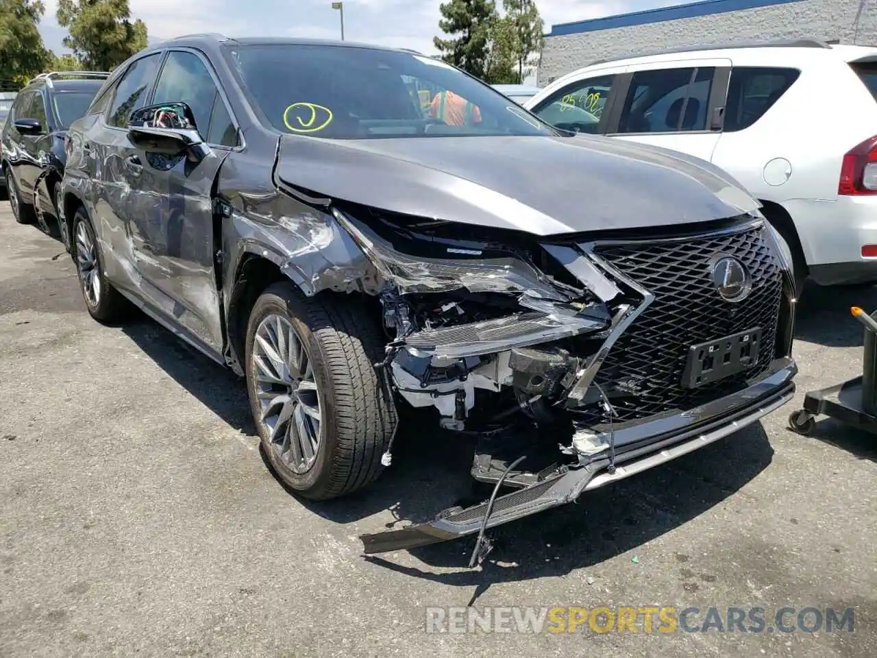 1 Photograph of a damaged car 2T2YZMDA4NC343728 LEXUS RX350 2022