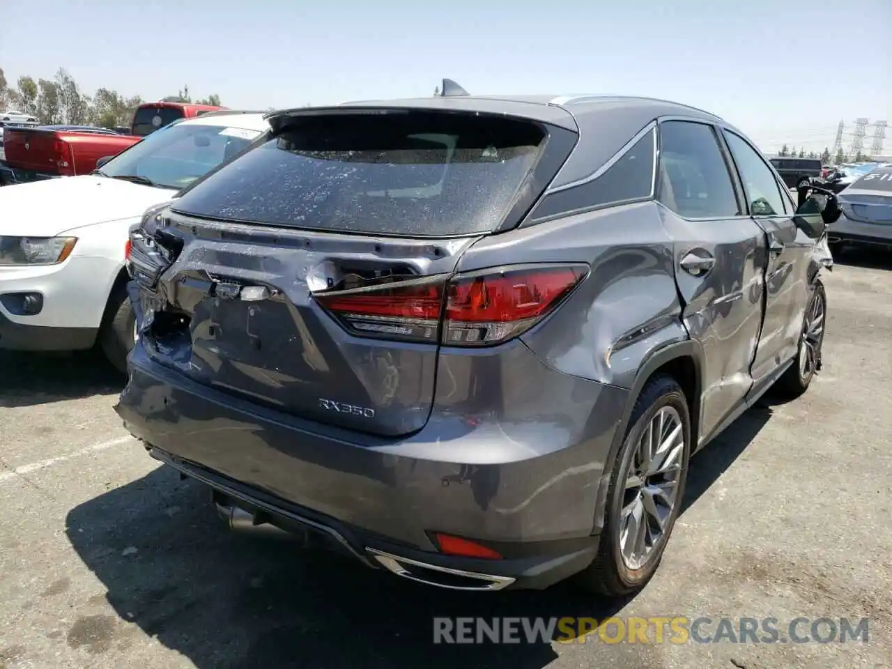 4 Photograph of a damaged car 2T2YZMDA4NC343728 LEXUS RX350 2022