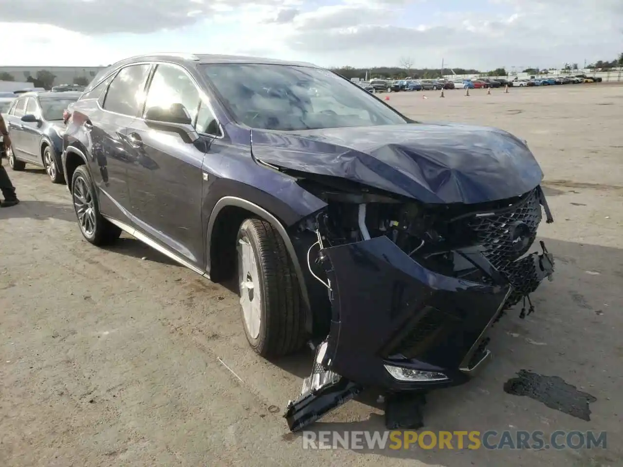 1 Photograph of a damaged car 2T2YZMDA5NC329336 LEXUS RX350 2022