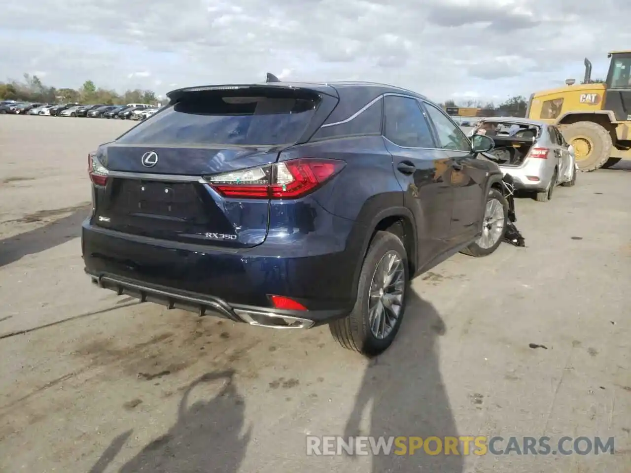 4 Фотография поврежденного автомобиля 2T2YZMDA5NC329336 LEXUS RX350 2022