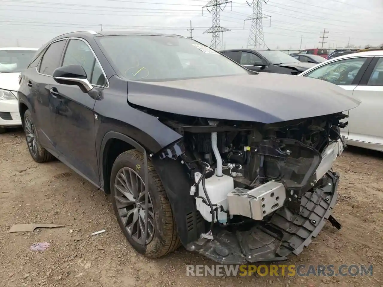 1 Photograph of a damaged car 2T2YZMDA5NC338991 LEXUS RX350 2022