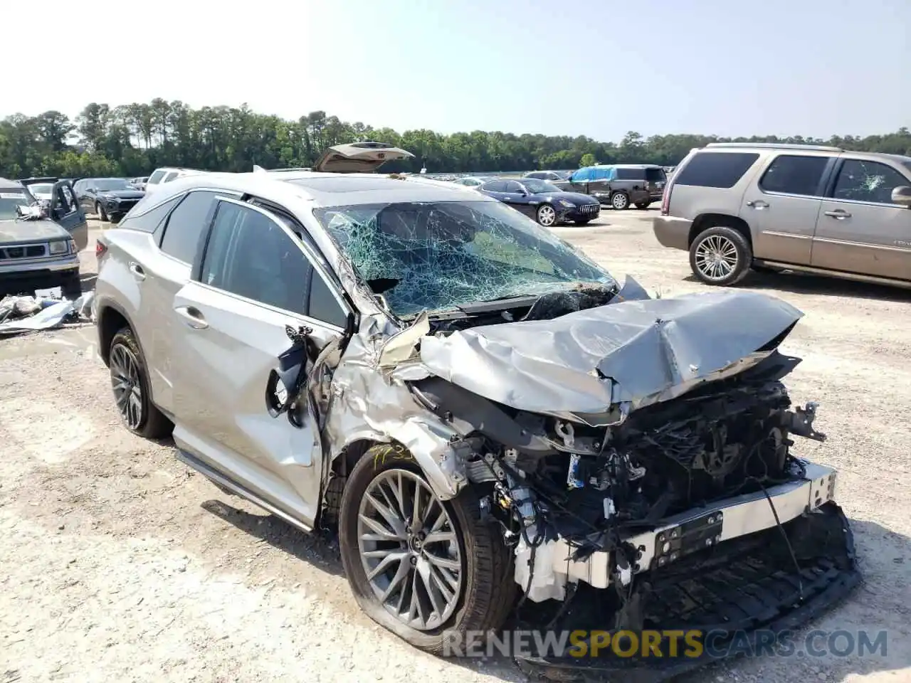 1 Photograph of a damaged car 2T2YZMDA6NC313873 LEXUS RX350 2022