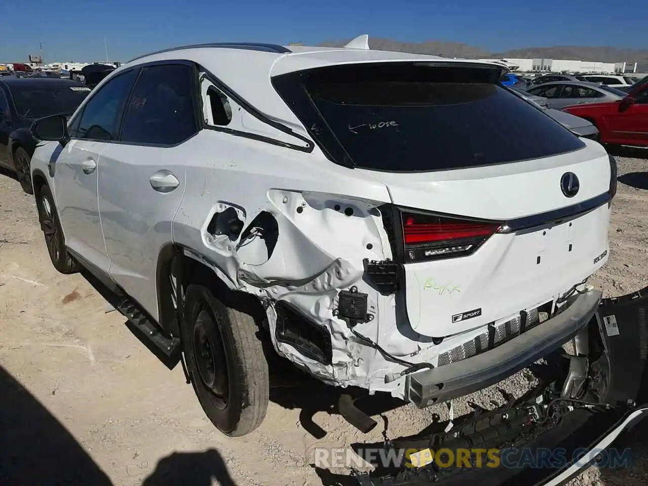 3 Photograph of a damaged car 2T2YZMDA6NC350521 LEXUS RX350 2022