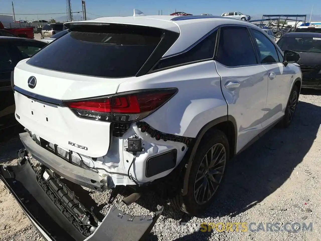 4 Photograph of a damaged car 2T2YZMDA6NC350521 LEXUS RX350 2022