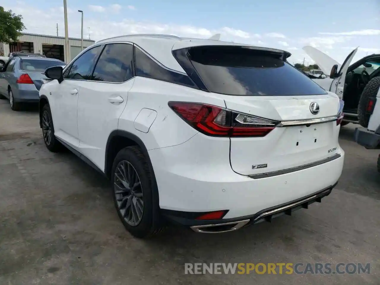 3 Фотография поврежденного автомобиля 2T2YZMDA7NC313509 LEXUS RX350 2022