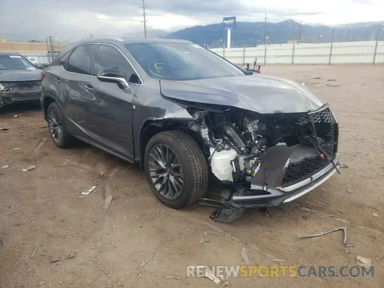 1 Photograph of a damaged car 2T2YZMDA7NC314322 LEXUS RX350 2022