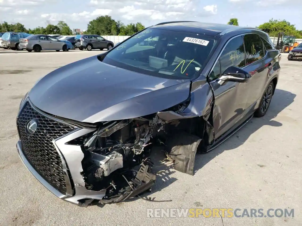 2 Photograph of a damaged car 2T2YZMDA7NC316555 LEXUS RX350 2022