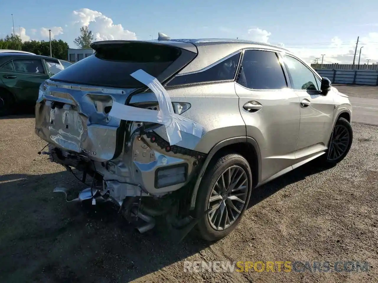 4 Фотография поврежденного автомобиля 2T2YZMDA8NC326009 LEXUS RX350 2022