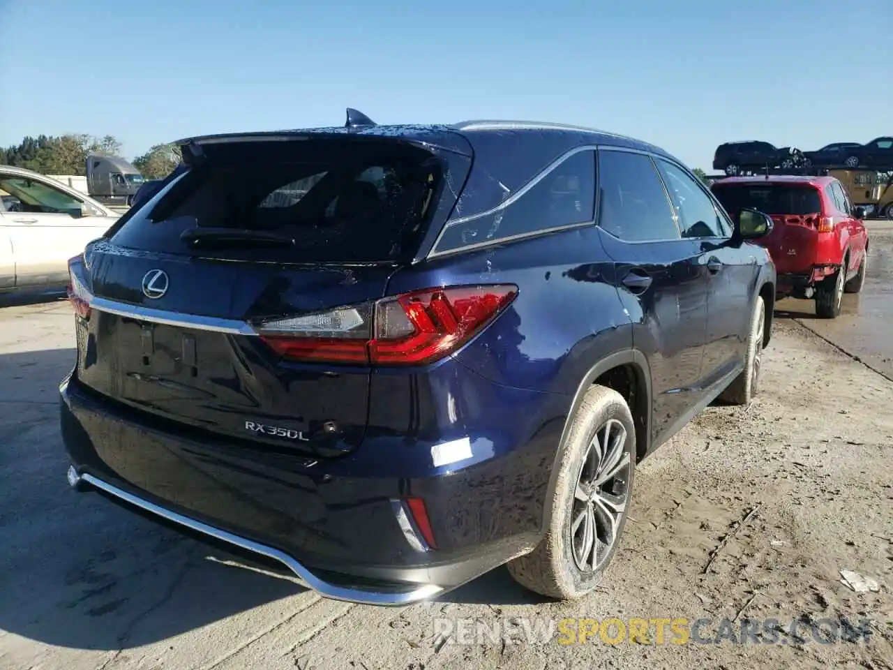 4 Фотография поврежденного автомобиля JTJHZKEA3N2024632 LEXUS RX350 2022