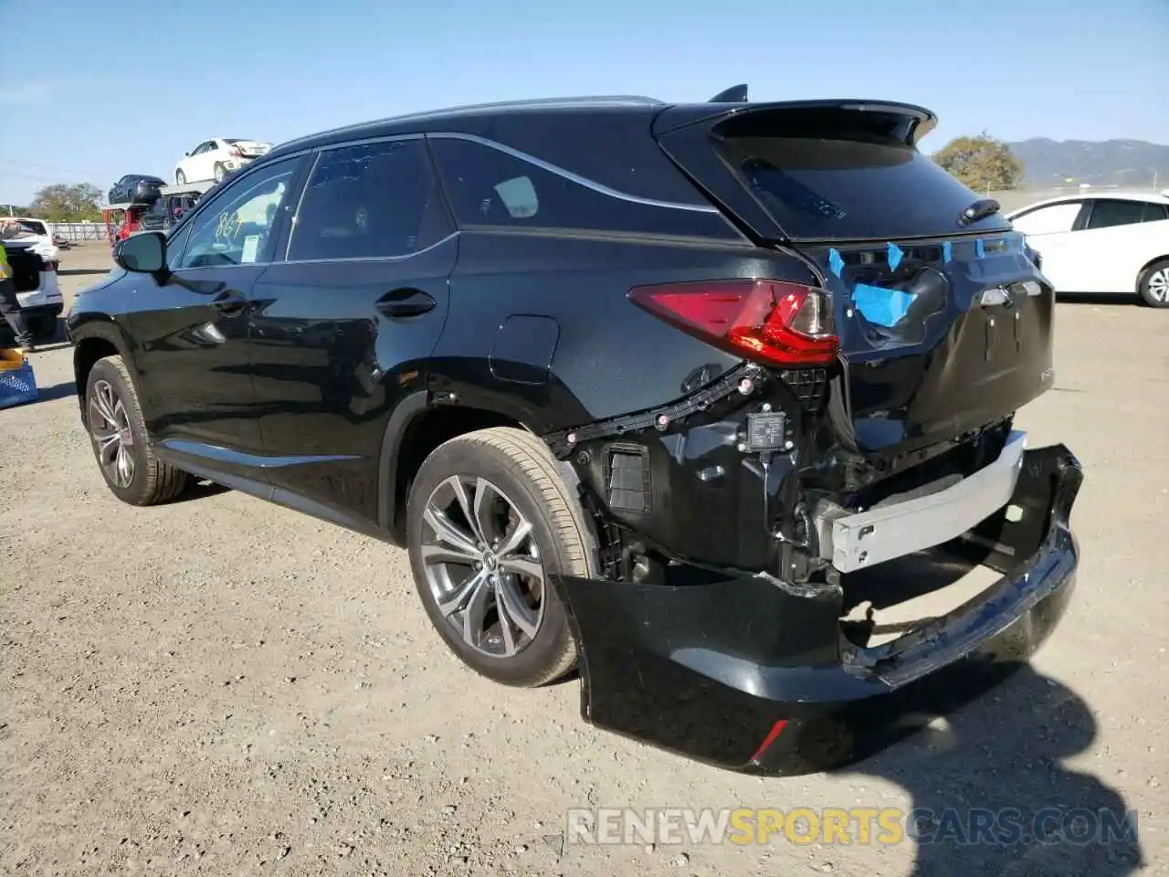 3 Photograph of a damaged car JTJHZKEA4N2024509 LEXUS RX350 2022