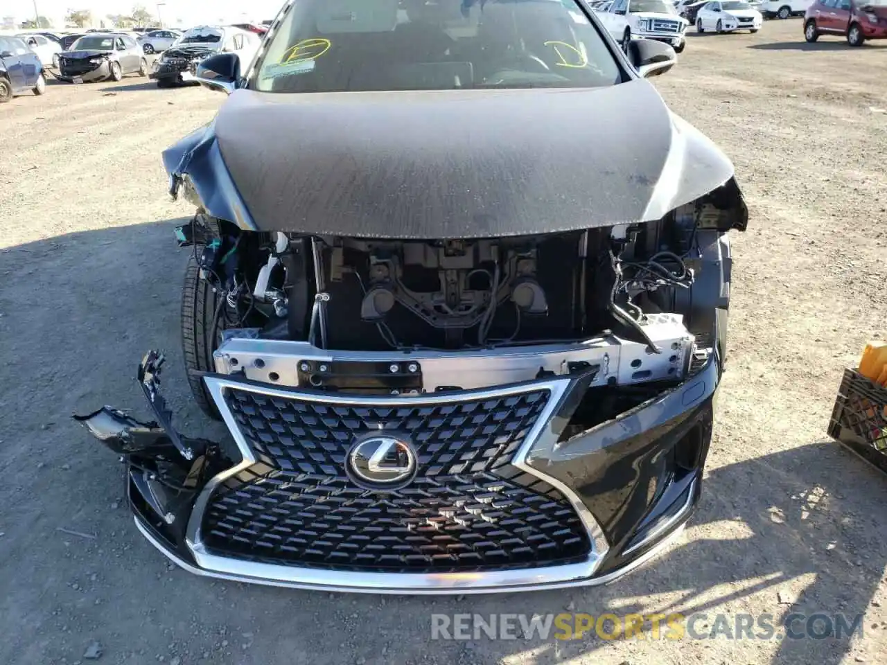 9 Фотография поврежденного автомобиля JTJHZKEA4N2024509 LEXUS RX350 2022