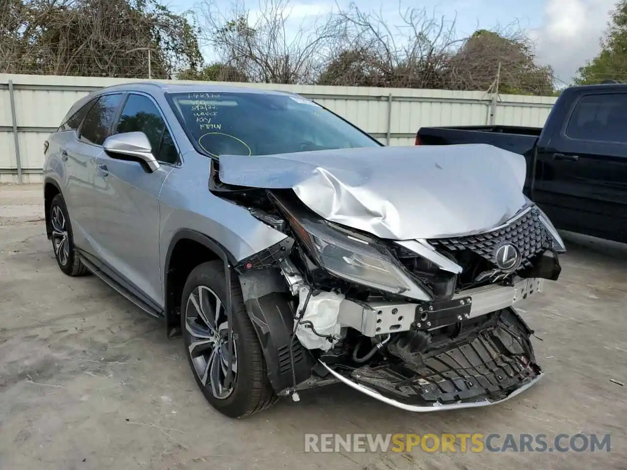 1 Photograph of a damaged car JTJHZKEA5N2026768 LEXUS RX350 2022