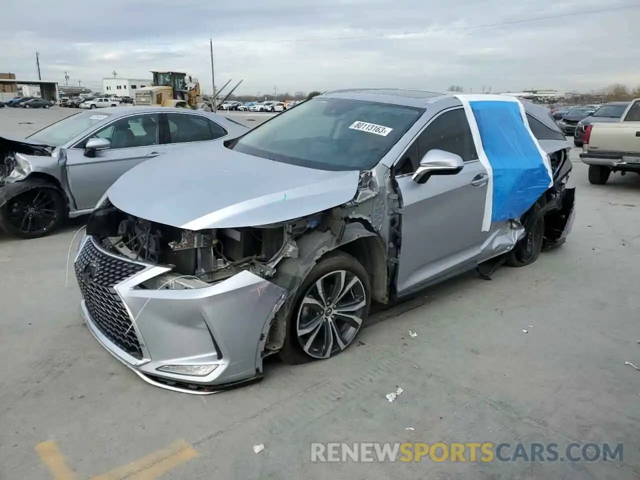 1 Photograph of a damaged car JTJHZKEA6N2025550 LEXUS RX350 2022