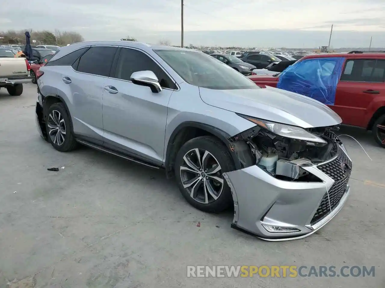 4 Photograph of a damaged car JTJHZKEA6N2025550 LEXUS RX350 2022