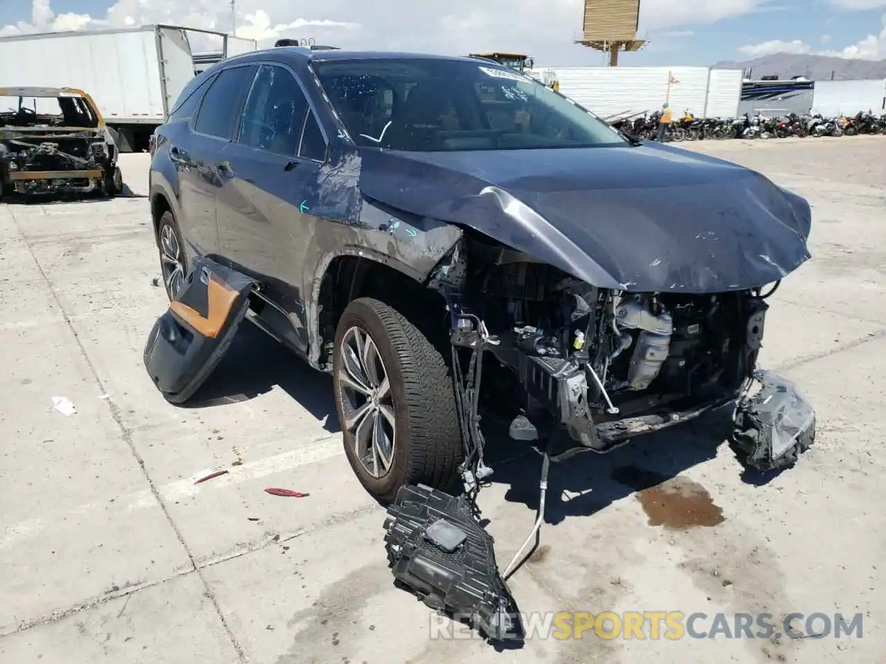 1 Photograph of a damaged car JTJHZKEA7N2023466 LEXUS RX350 2022