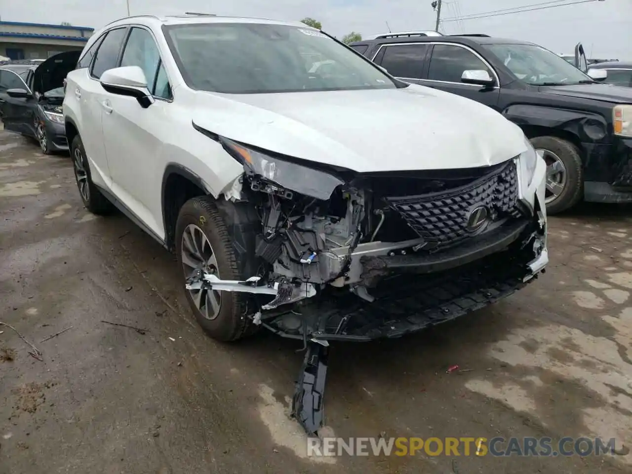 1 Photograph of a damaged car JTJHZKFA8N2036273 LEXUS RX350 2022