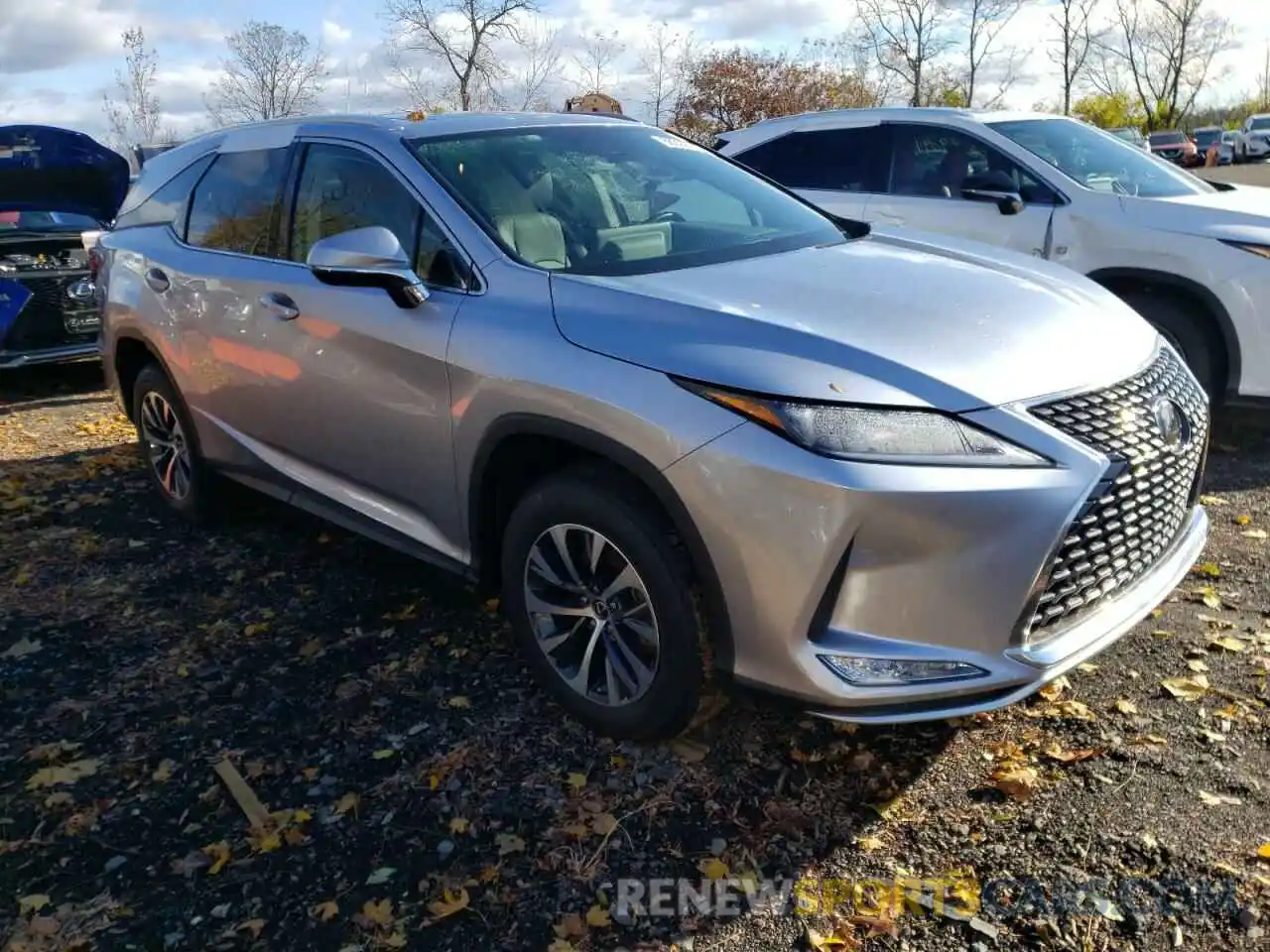 1 Photograph of a damaged car JTJHZKFA9N2034614 LEXUS RX350 2022