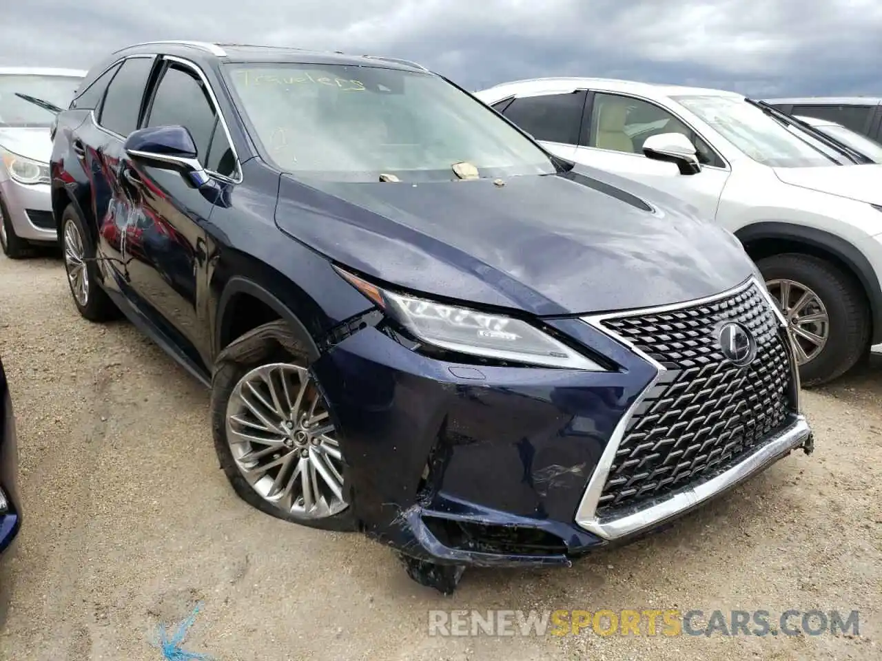 1 Photograph of a damaged car JTJJZKEA8N2026345 LEXUS RX350 2022