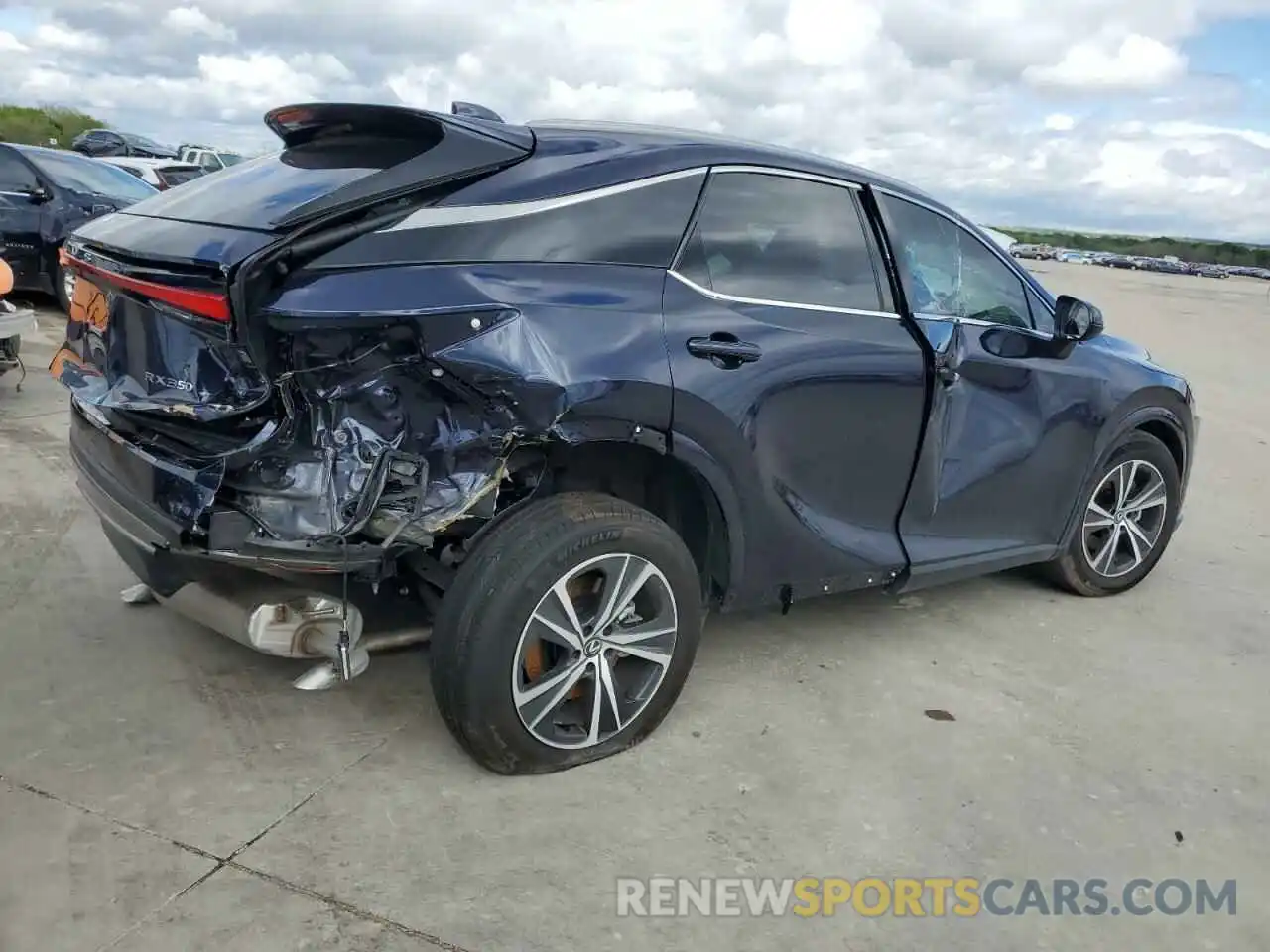 3 Photograph of a damaged car 2T2BAMBA0PC015242 LEXUS RX350 2023