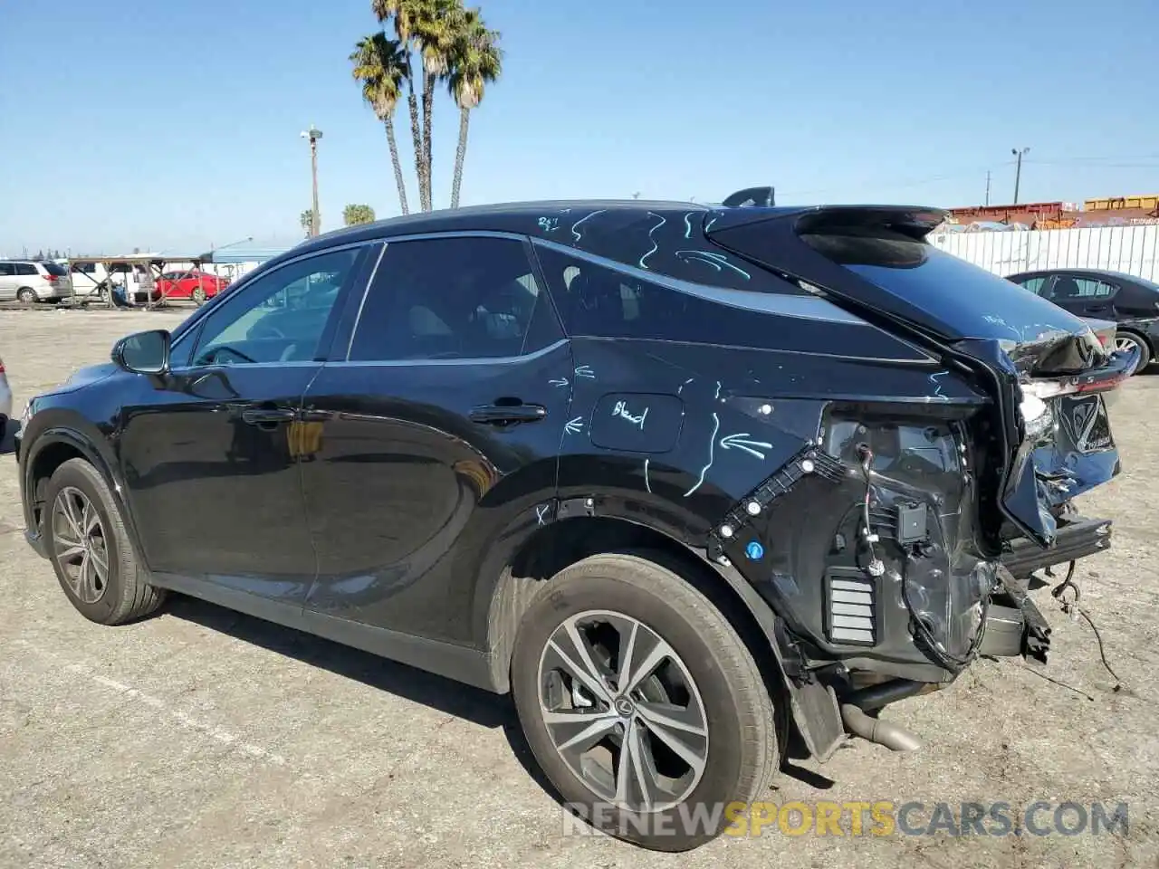 2 Photograph of a damaged car 2T2BAMBA4PC005183 LEXUS RX350 2023