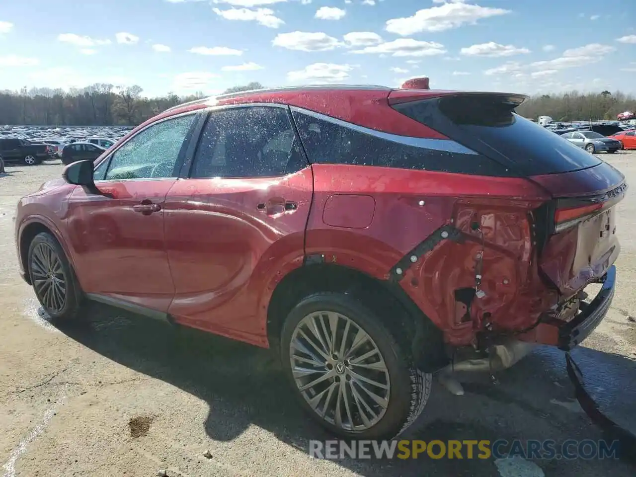 2 Photograph of a damaged car 2T2BAMBA7PC021099 LEXUS RX350 2023