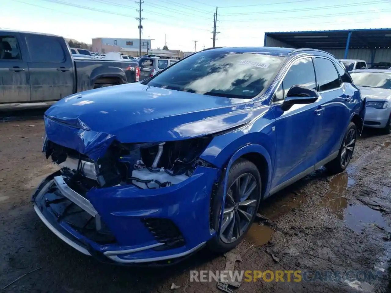 1 Photograph of a damaged car 2T2BAMCA2PC027987 LEXUS RX350 2023