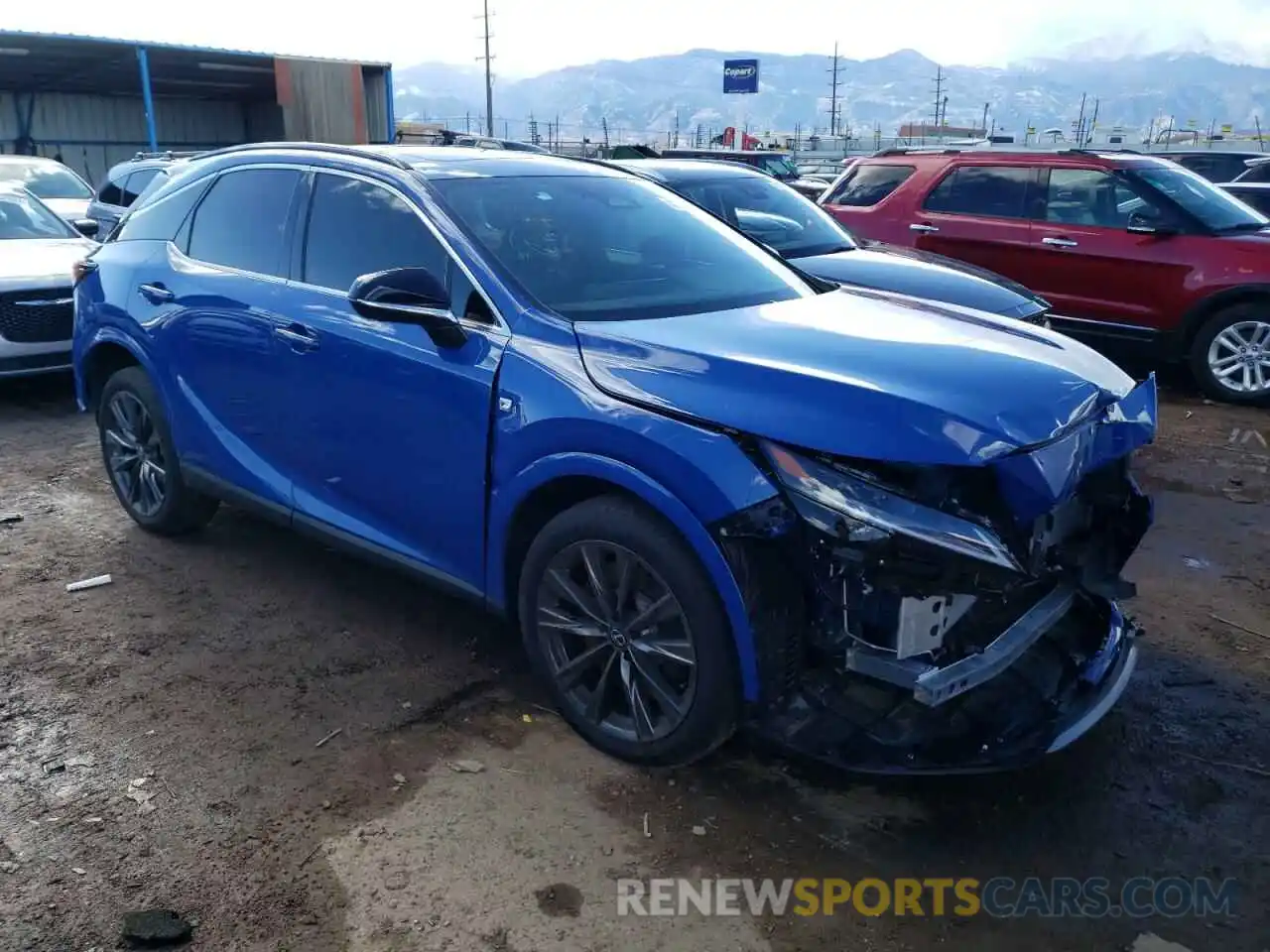 4 Photograph of a damaged car 2T2BAMCA2PC027987 LEXUS RX350 2023