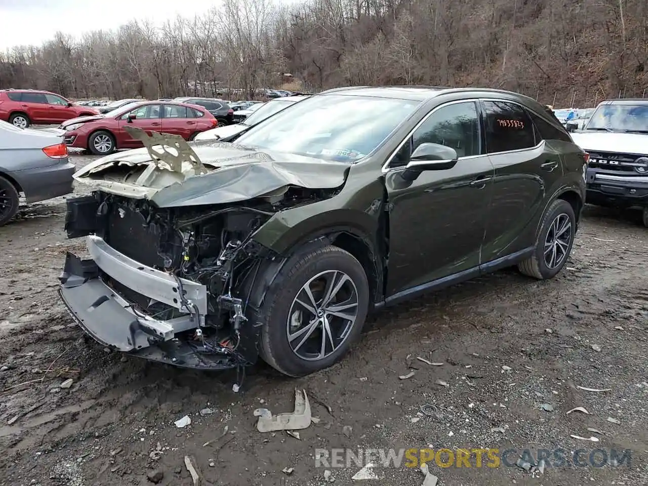 1 Photograph of a damaged car 2T2BAMCA6PC003739 LEXUS RX350 2023