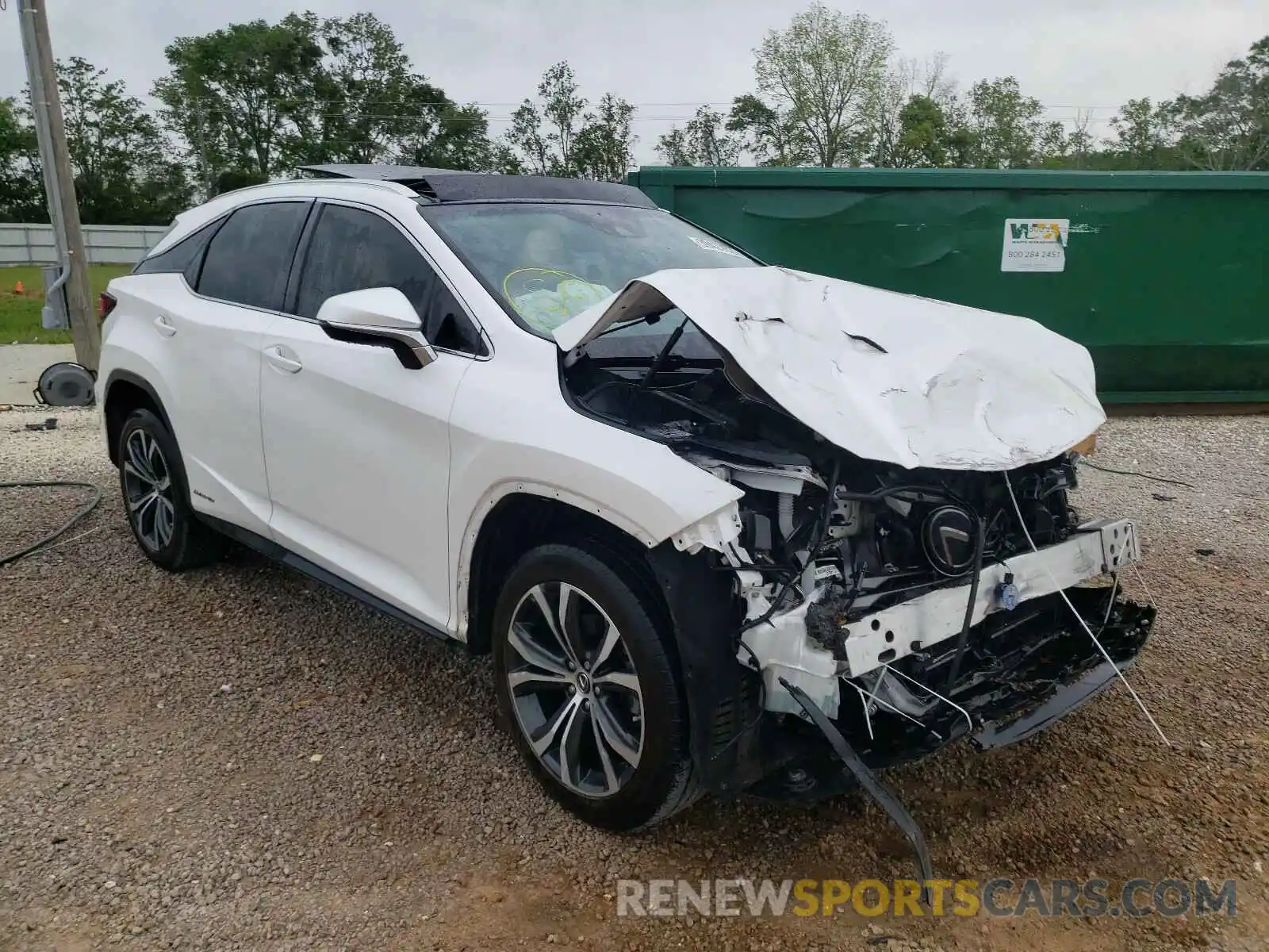 1 Photograph of a damaged car 2T2BGMCA0KC036646 LEXUS RX450 2019