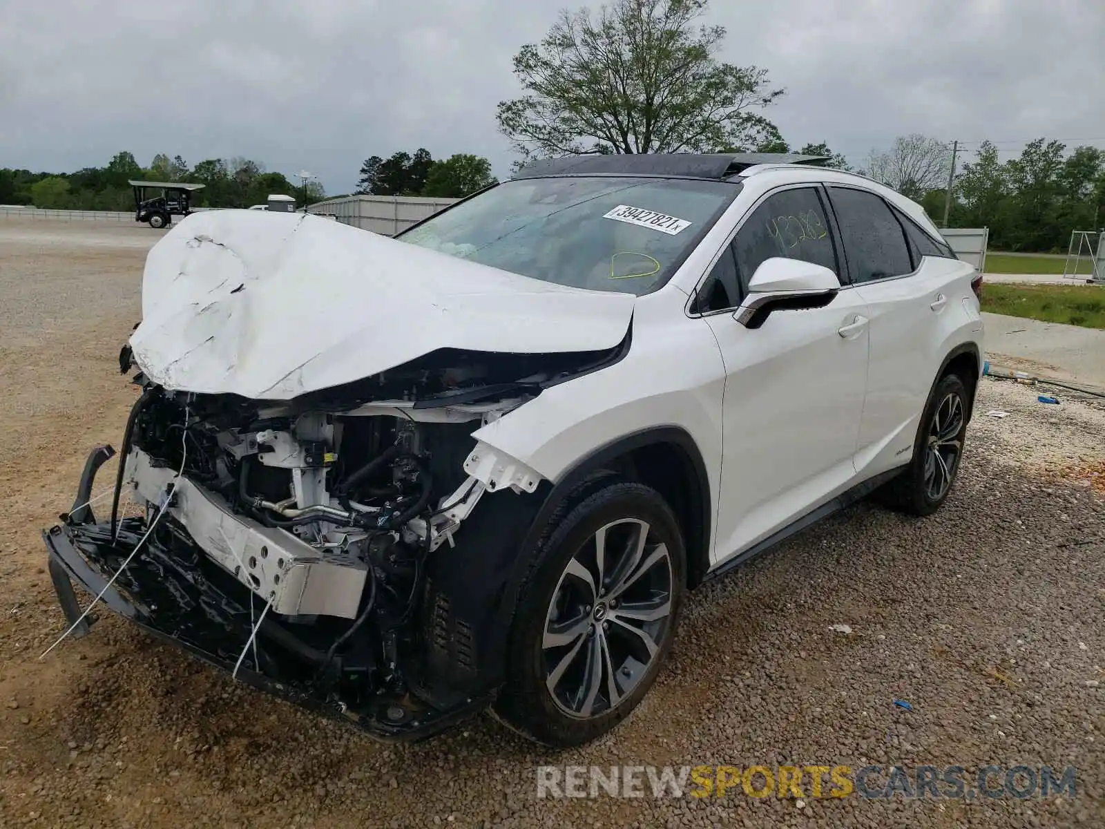 2 Photograph of a damaged car 2T2BGMCA0KC036646 LEXUS RX450 2019