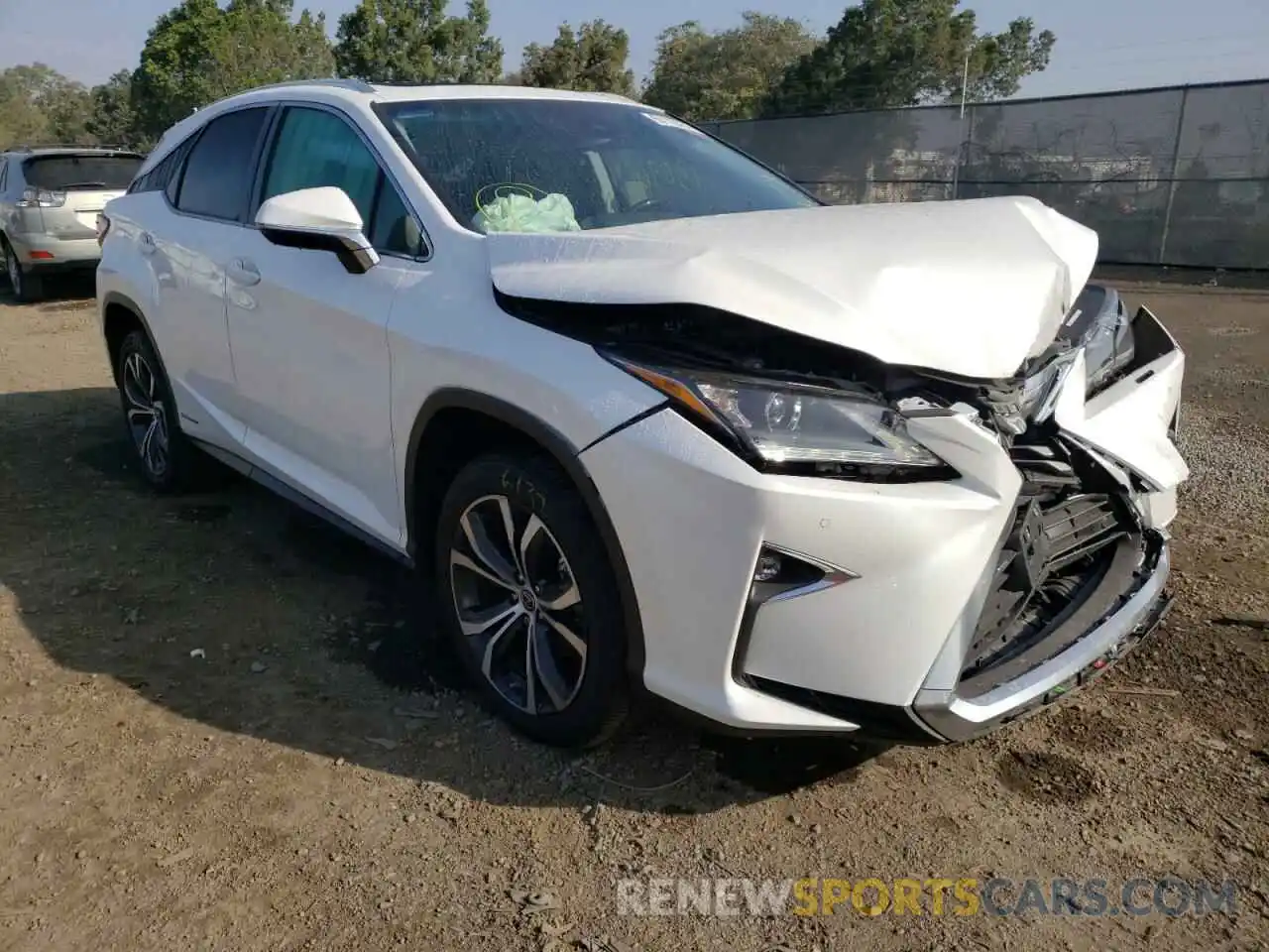 1 Photograph of a damaged car 2T2BGMCA0KC040020 LEXUS RX450 2019