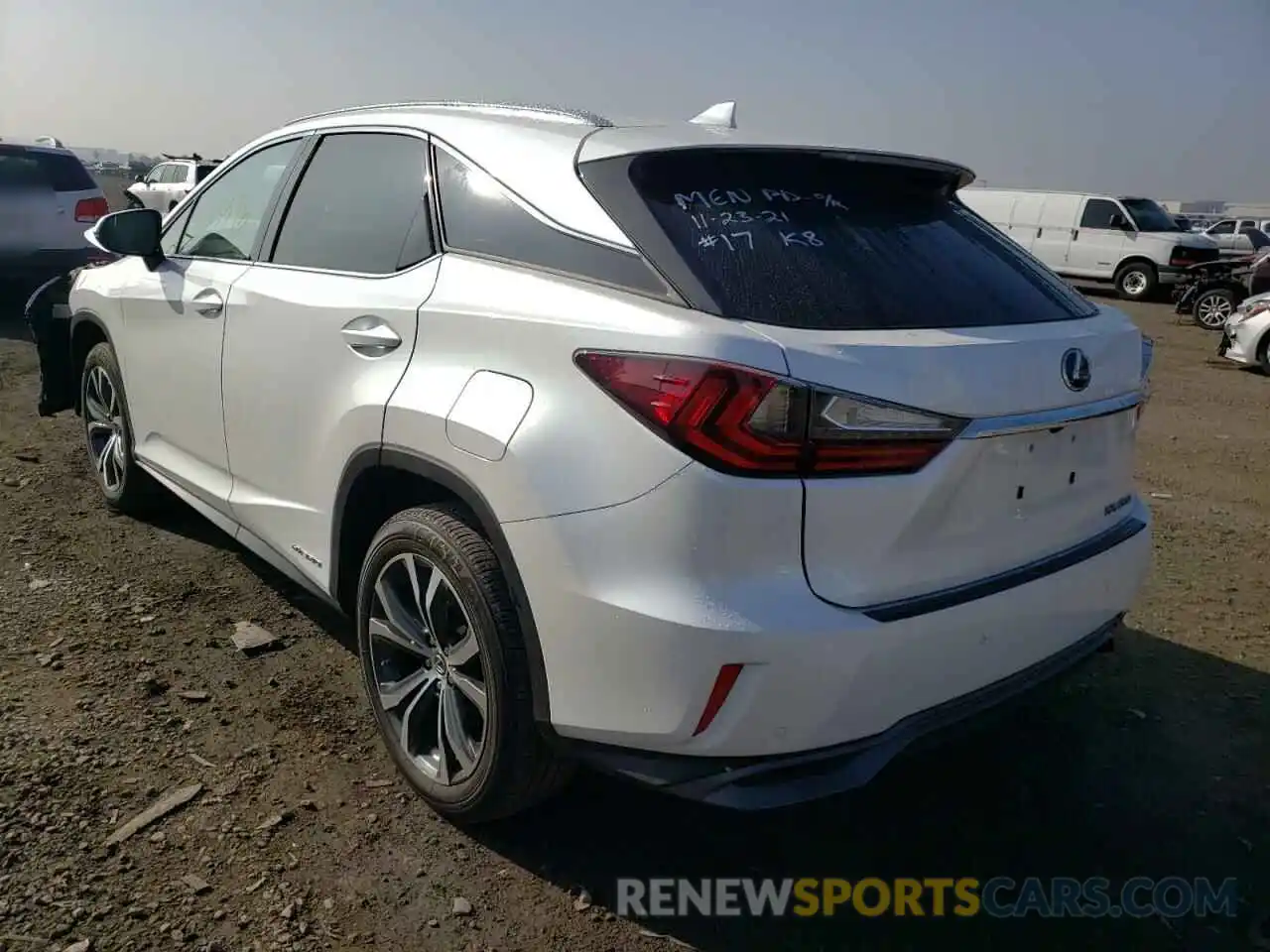 3 Photograph of a damaged car 2T2BGMCA0KC040020 LEXUS RX450 2019