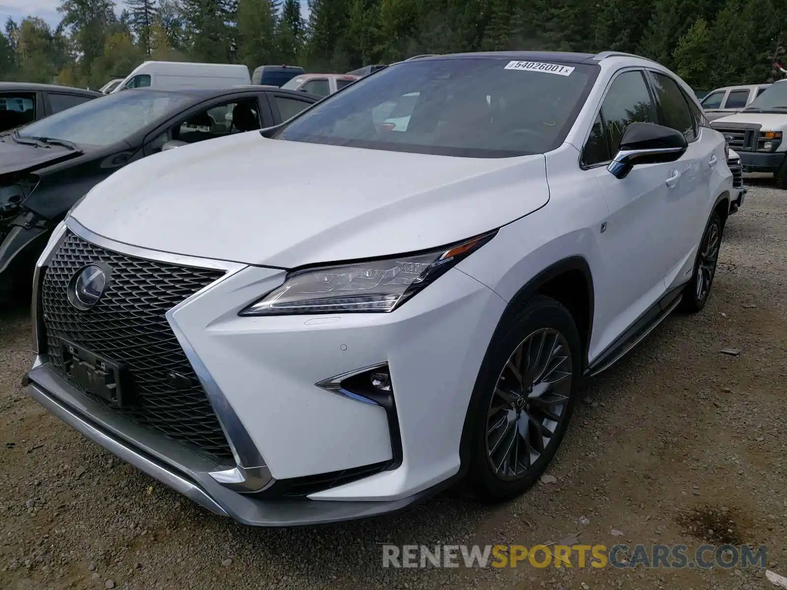 2 Photograph of a damaged car 2T2BGMCA1KC036588 LEXUS RX450 2019