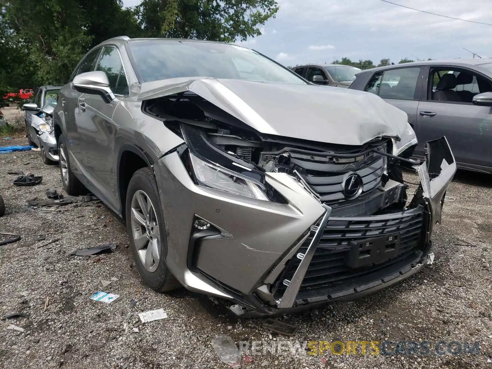 1 Photograph of a damaged car 2T2BGMCA1KC041175 LEXUS RX450 2019