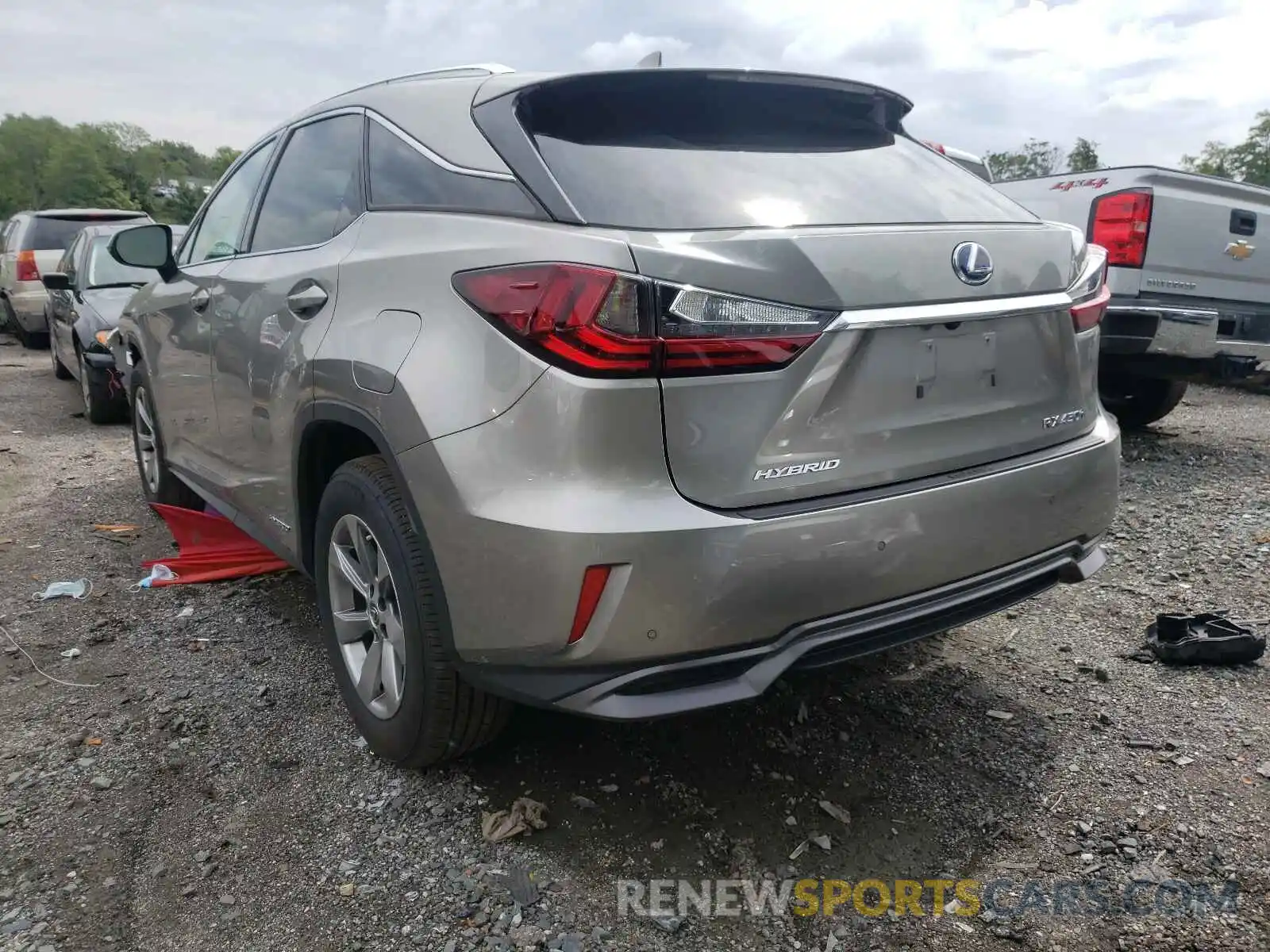 3 Photograph of a damaged car 2T2BGMCA1KC041175 LEXUS RX450 2019