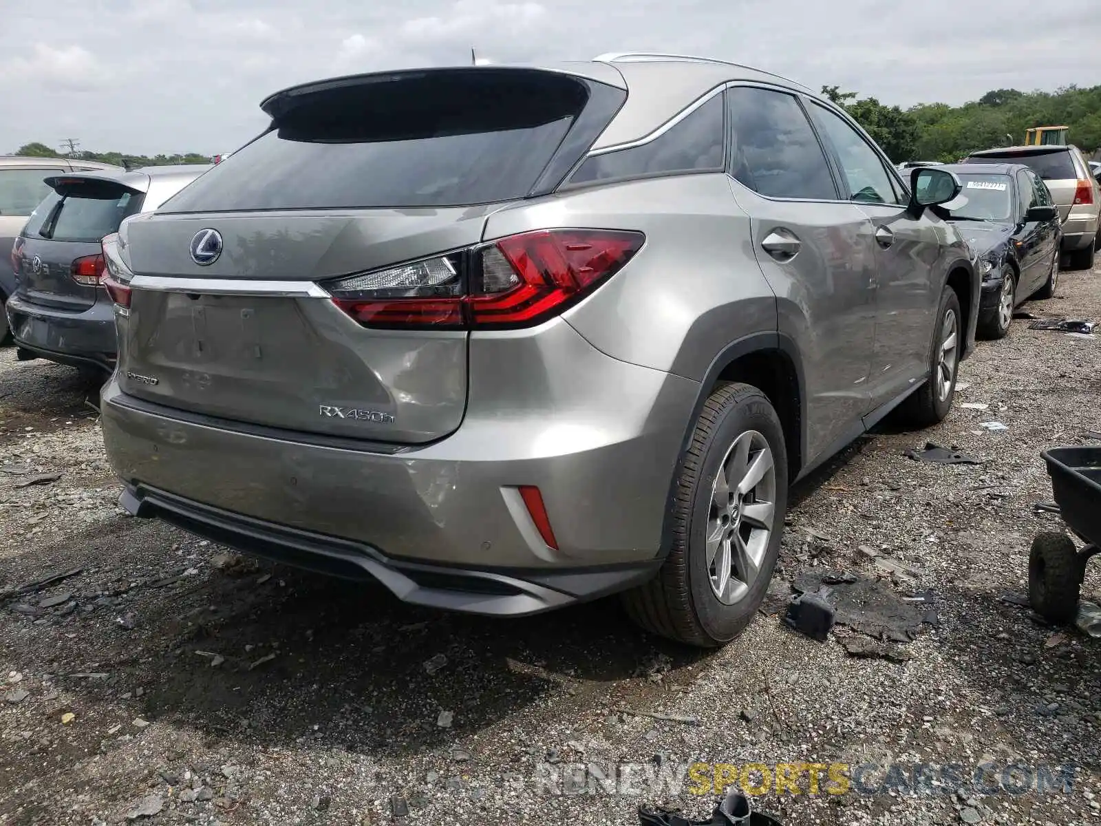 4 Photograph of a damaged car 2T2BGMCA1KC041175 LEXUS RX450 2019