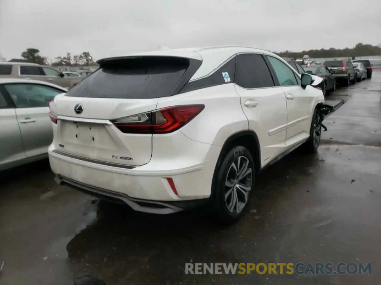 4 Photograph of a damaged car 2T2BGMCA1KC041905 LEXUS RX450 2019