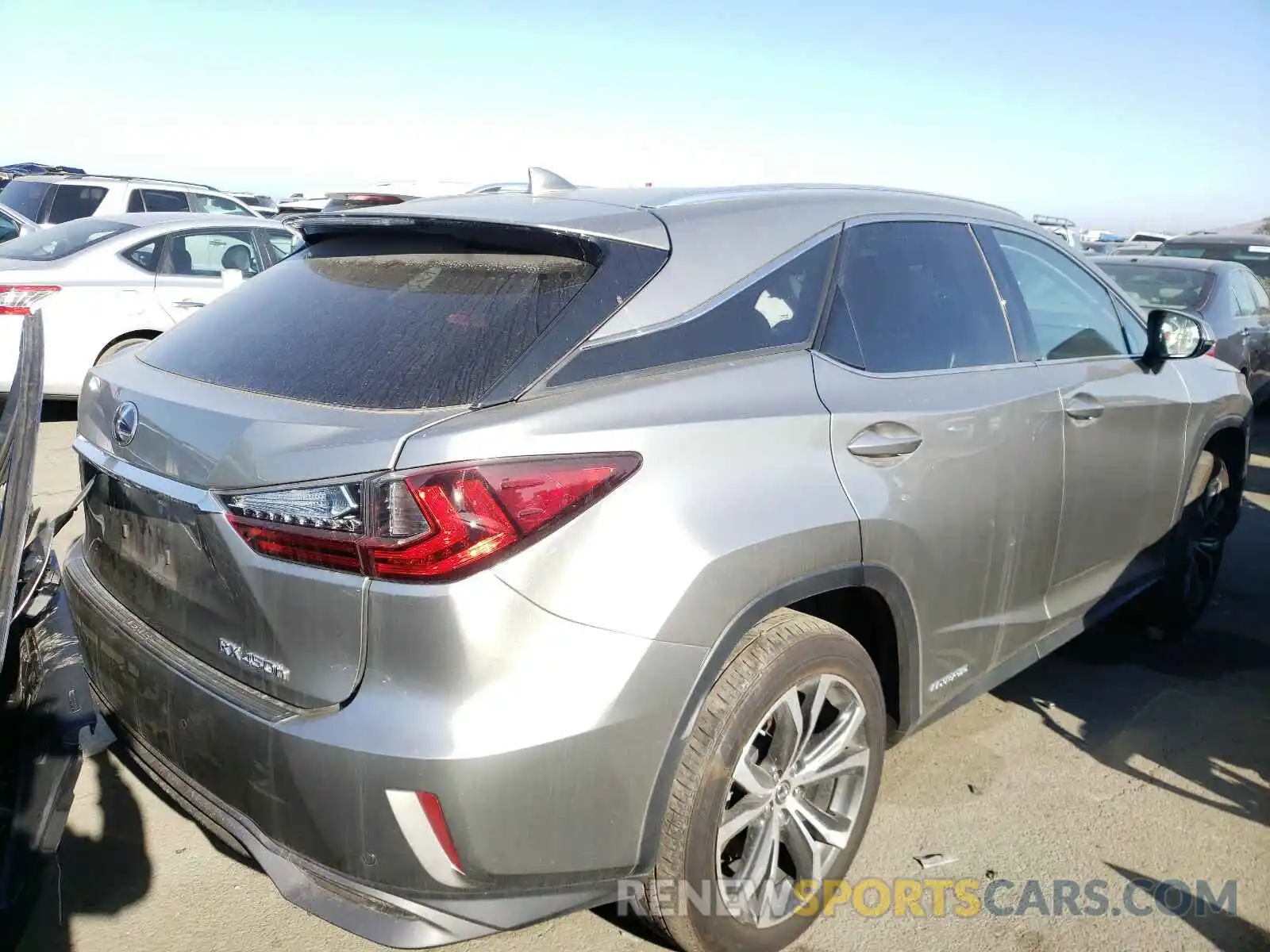 4 Photograph of a damaged car 2T2BGMCA2KC037703 LEXUS RX450 2019