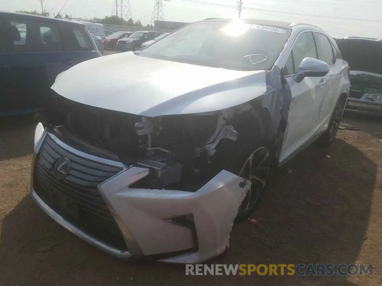 2 Photograph of a damaged car 2T2BGMCA2KC042786 LEXUS RX450 2019