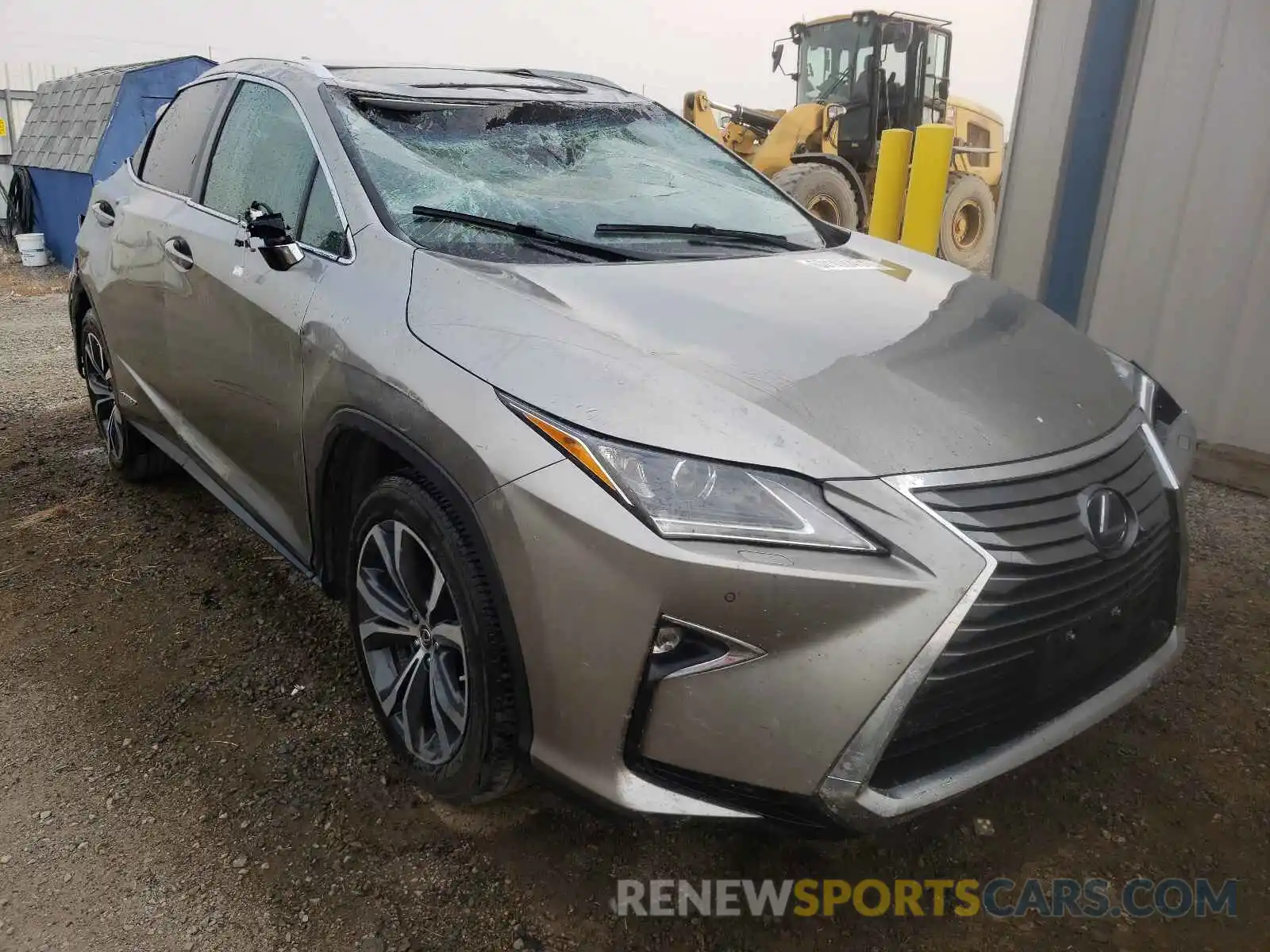 1 Photograph of a damaged car 2T2BGMCA2KC043002 LEXUS RX450 2019