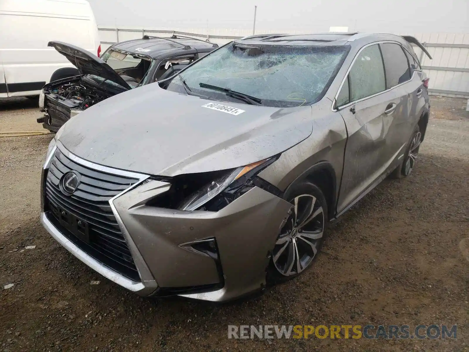 2 Photograph of a damaged car 2T2BGMCA2KC043002 LEXUS RX450 2019