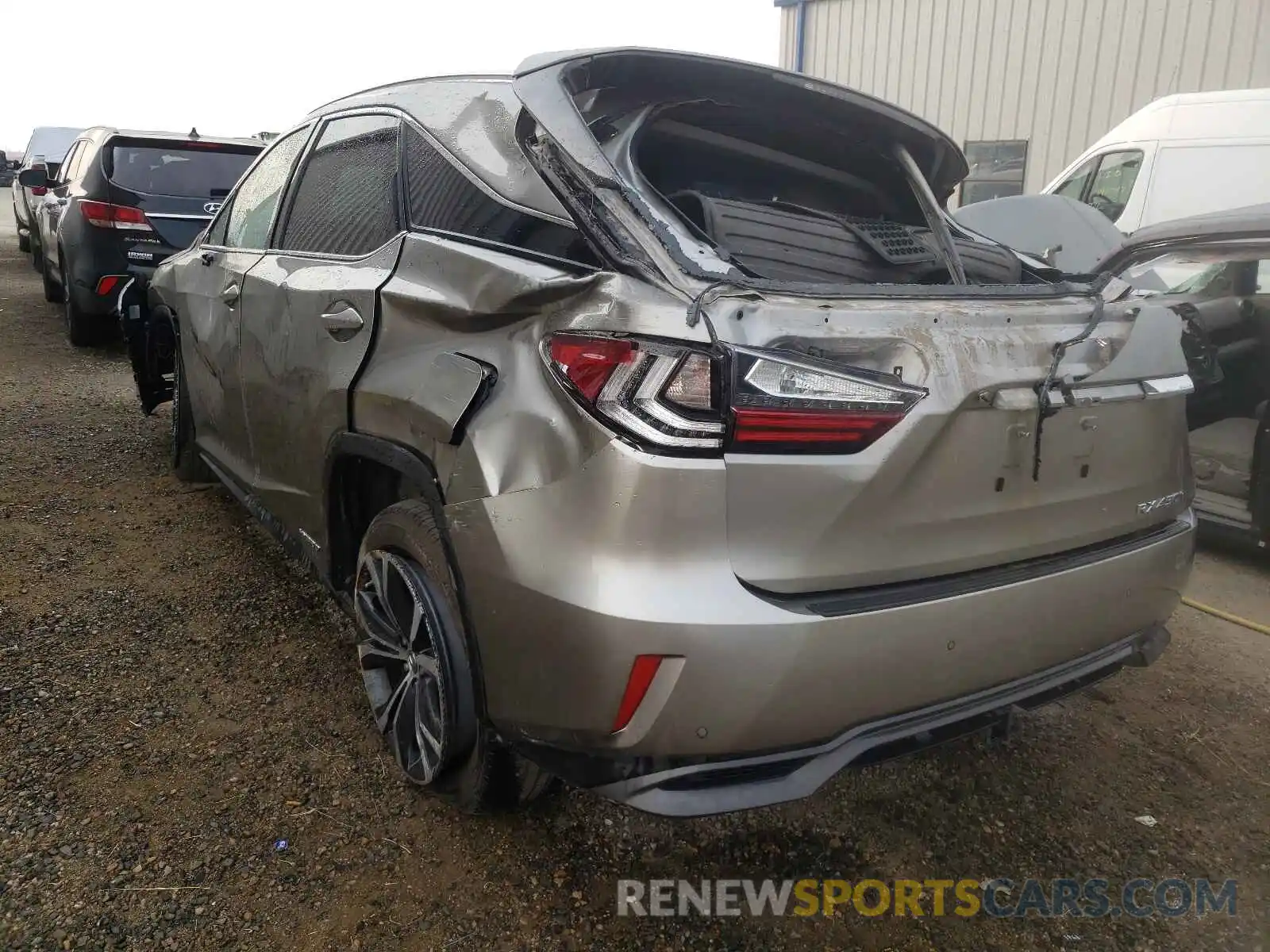 3 Photograph of a damaged car 2T2BGMCA2KC043002 LEXUS RX450 2019