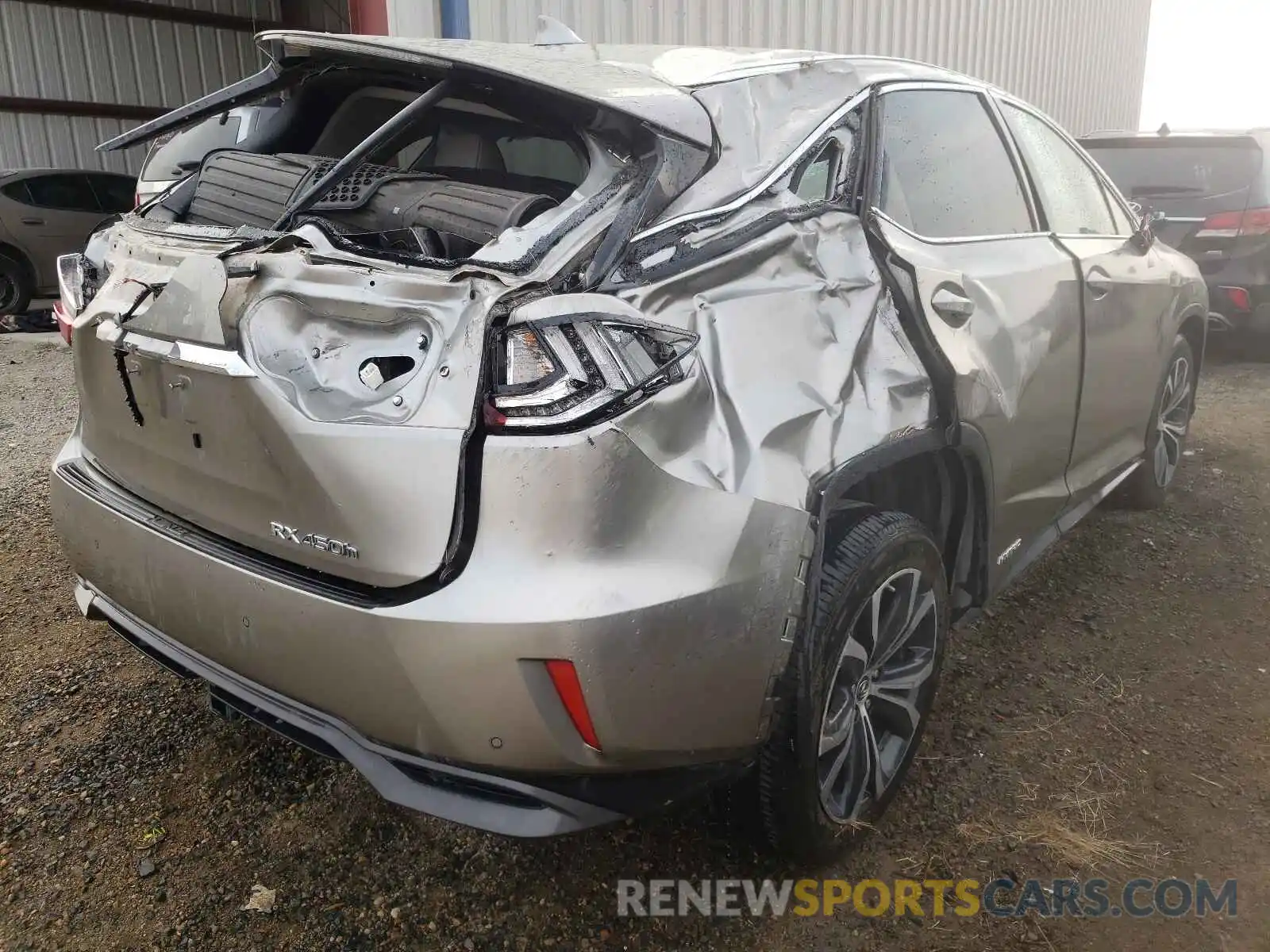 4 Photograph of a damaged car 2T2BGMCA2KC043002 LEXUS RX450 2019