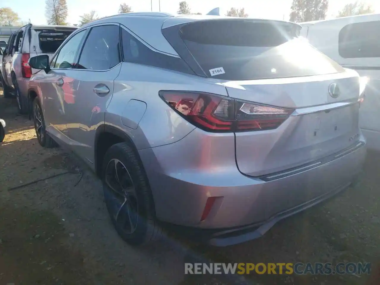 3 Photograph of a damaged car 2T2BGMCA3KC031814 LEXUS RX450 2019