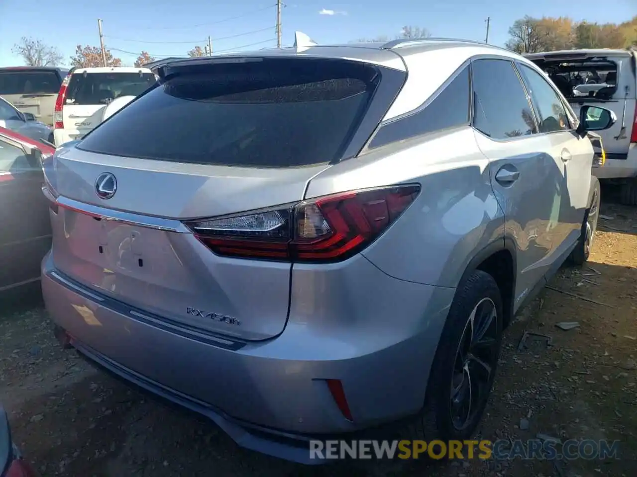 4 Photograph of a damaged car 2T2BGMCA3KC031814 LEXUS RX450 2019