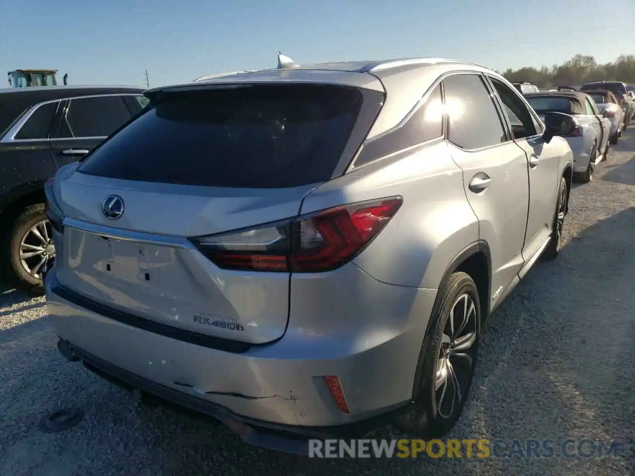 4 Photograph of a damaged car 2T2BGMCA3KC033787 LEXUS RX450 2019